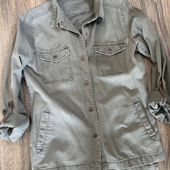 Distressed Button-Up - Picture 2 of 2